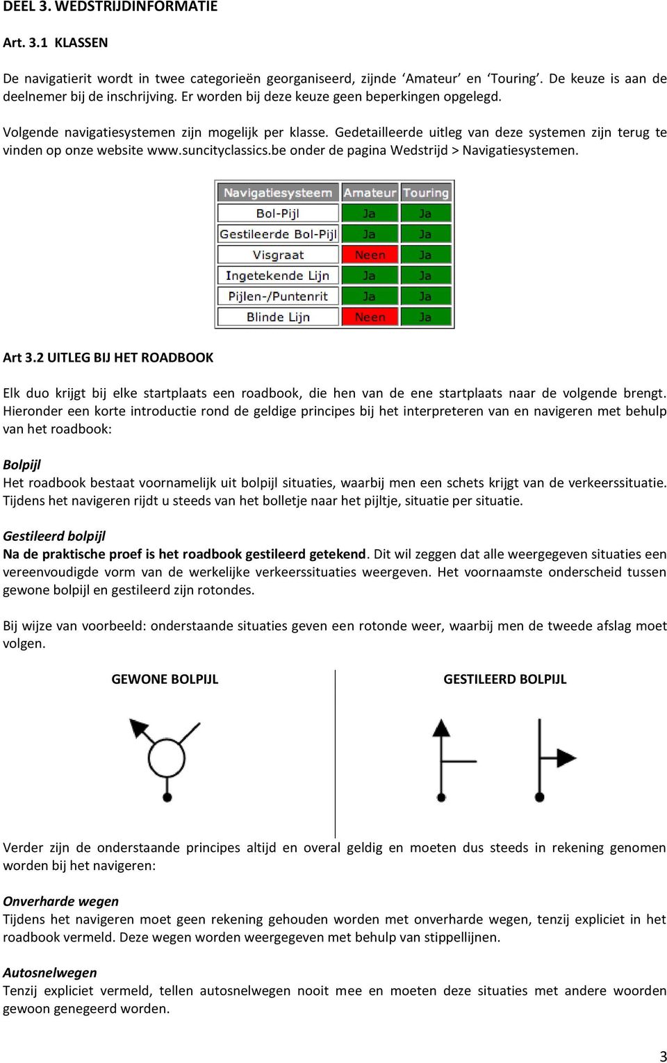 suncityclassics.be onder de pagina Wedstrijd > Navigatiesystemen. Art 3.