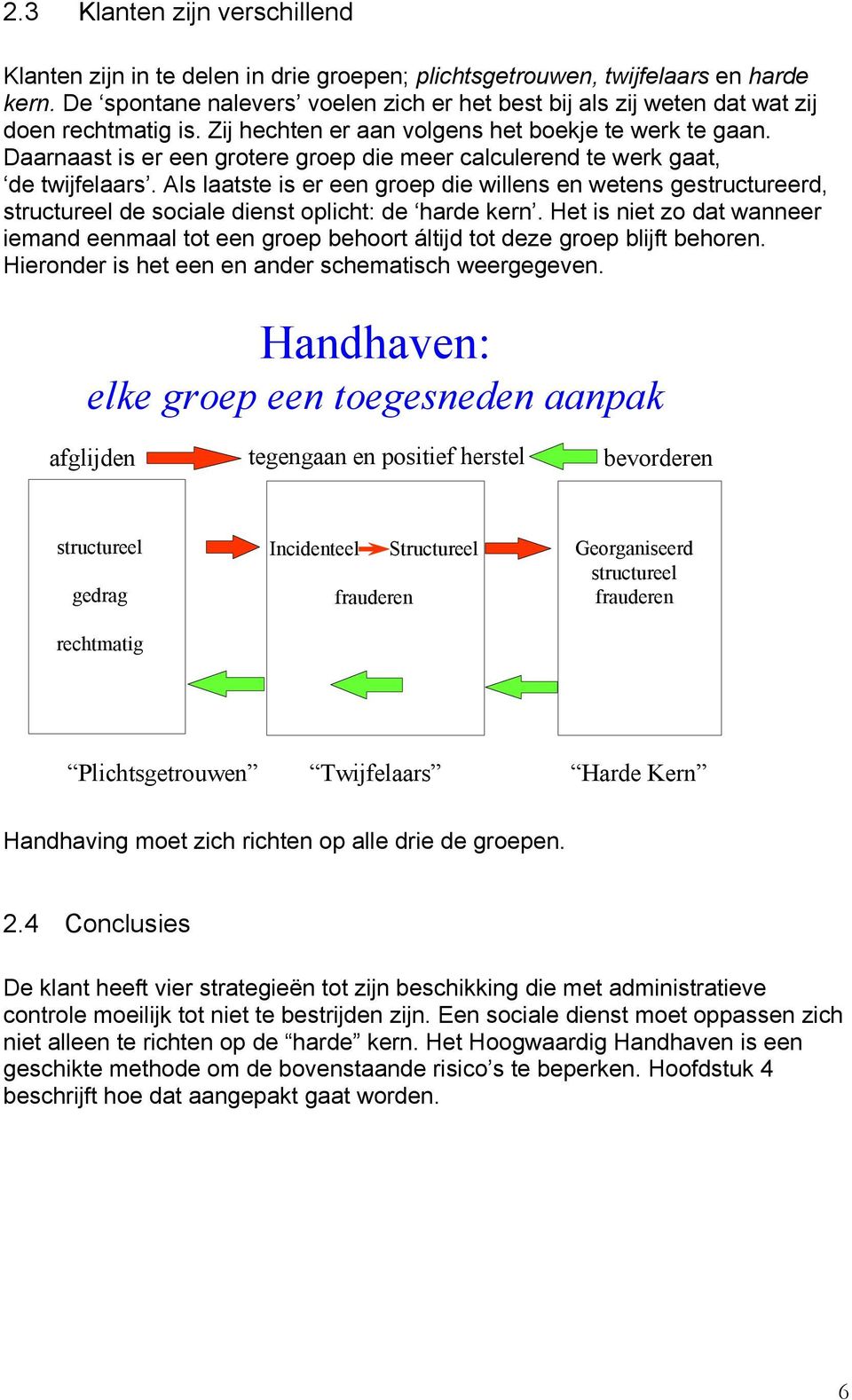 Daarnaast is er een grotere groep die meer calculerend te werk gaat, de twijfelaars.