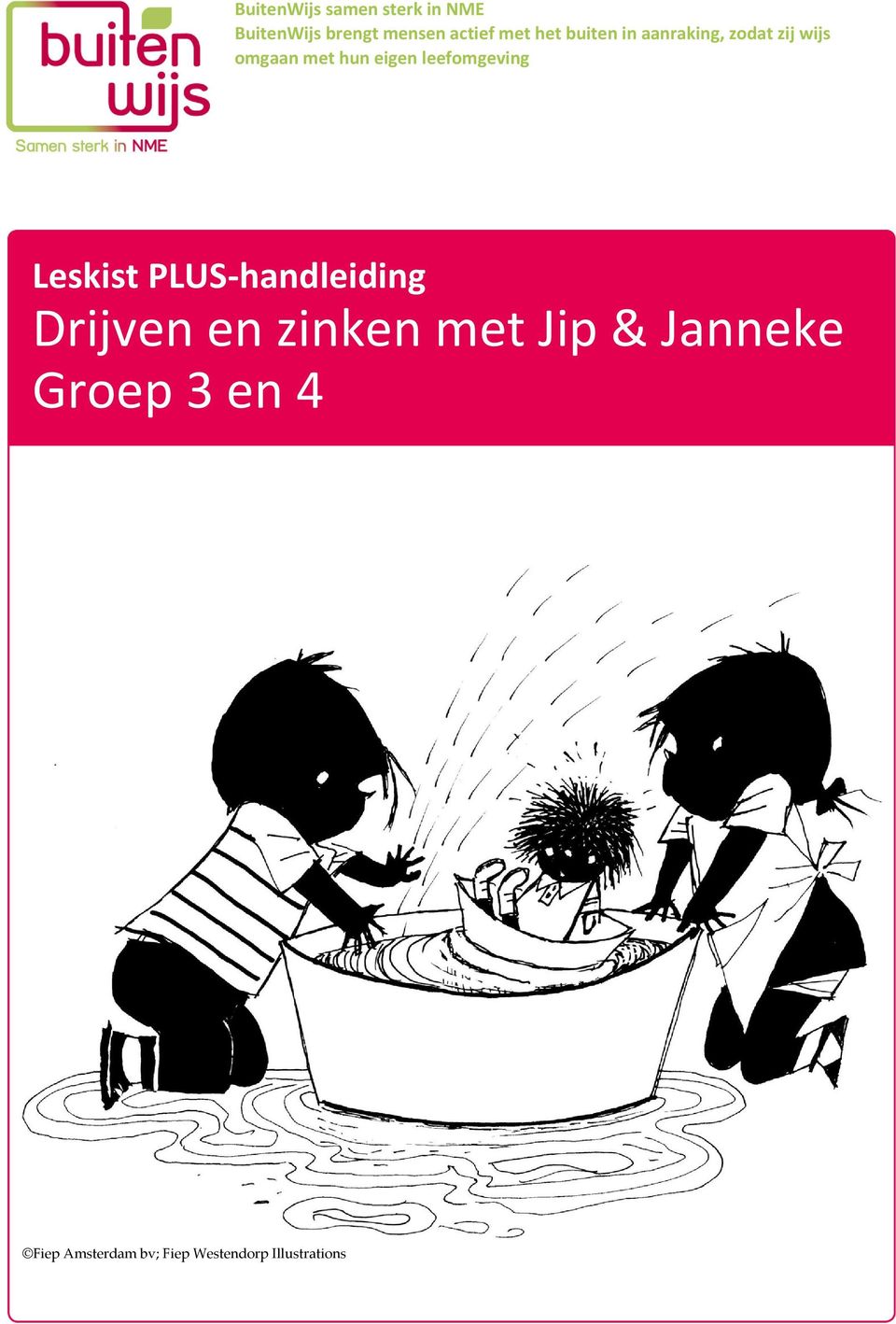 leefomgeving Leskist PLUS-handleiding Drijven en zinken met Jip &