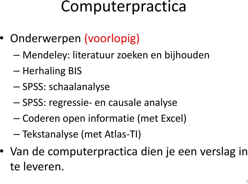 causale analyse Coderen open informatie (met Excel) Tekstanalyse