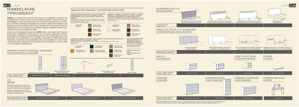 Que ce soit les combinaisons classiques de sommiers à lattes et de matelas ou les Boxspring, les lits rembourrés ou les lits avec encadrement en bois plaqué: toutes les versions pour le lit, les