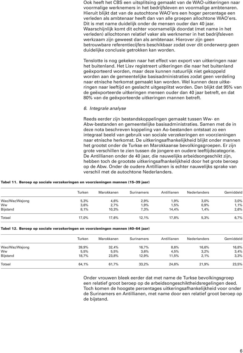 Waarschijnlijk komt dit echter voornamelijk doordat (met name in het verleden) allochtonen relatief vaker als werknemer in het bedrijfsleven werkzaam zijn geweest dan als ambtenaar.