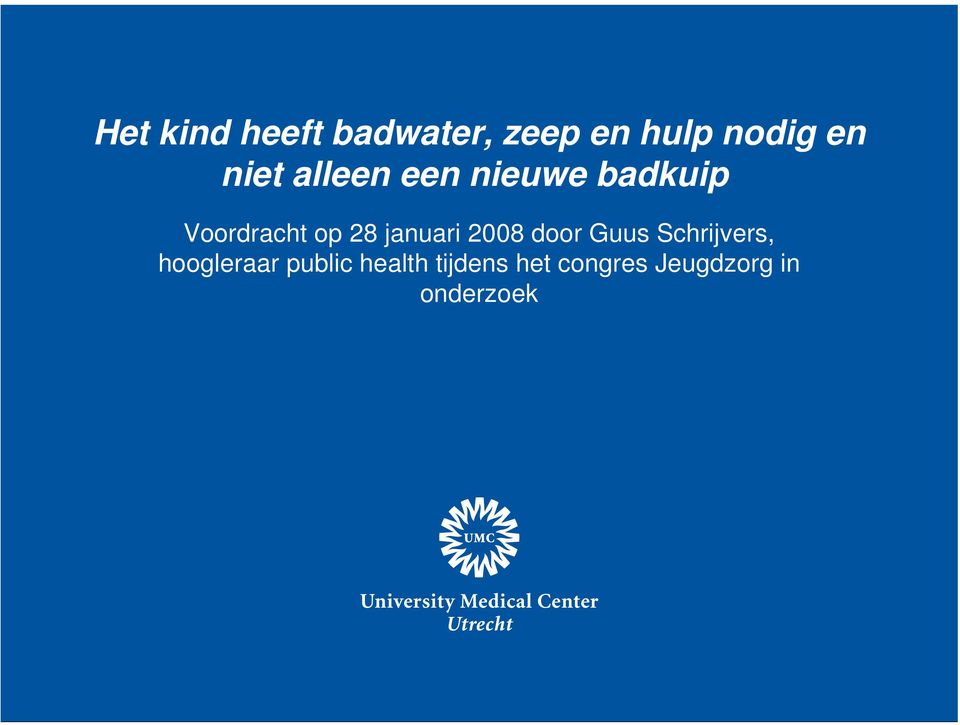 januari 2008 door Guus Schrijvers, hoogleraar