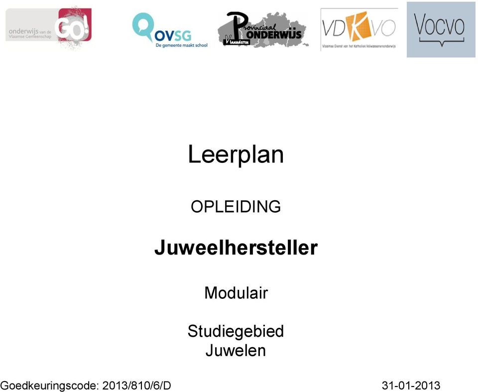 Studiegebied Juwelen