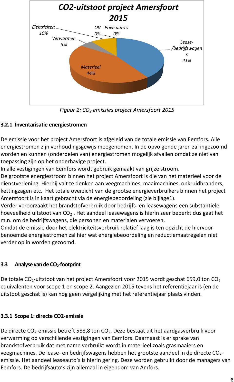 In de opvolgende jaren zal ingezoomd worden en kunnen (onderdelen van) energiestromen mogelijk afvallen omdat ze niet van toepassing zijn op het onderhavige project.