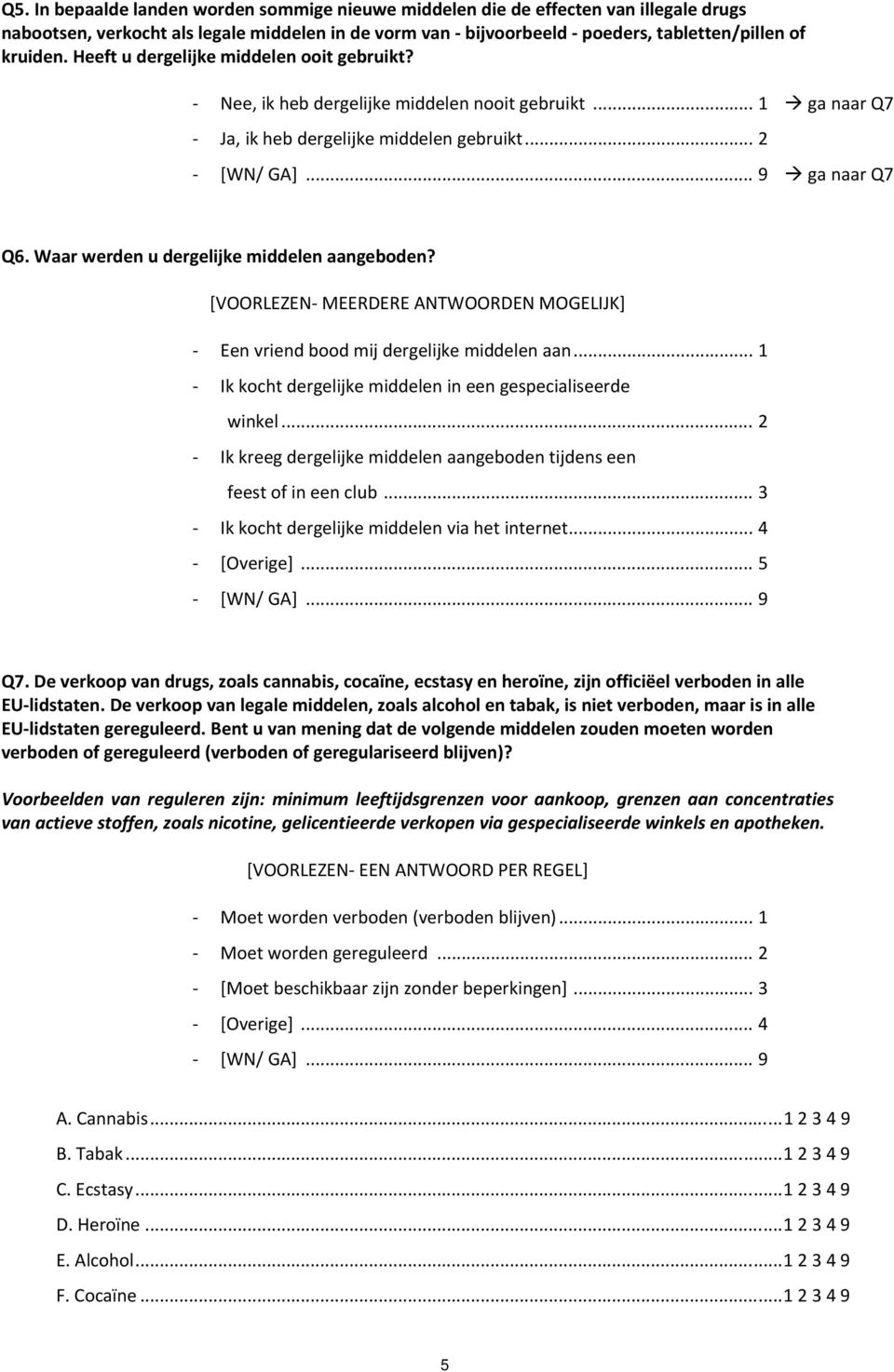 Waar werden u dergelijke middelen aangeboden? [VOORLEZEN MEERDERE ANTWOORDEN MOGELIJK] Een vriend bood mij dergelijke middelen aan... 1 Ik kocht dergelijke middelen in een gespecialiseerde winkel.