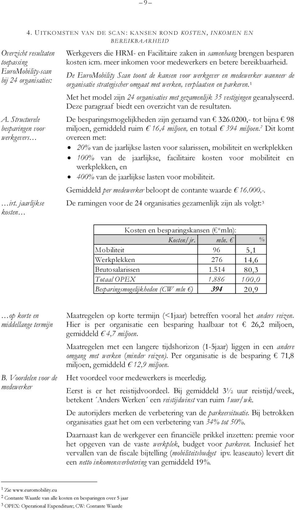 De EuroMobility Scan toont de kansen voor werkgever en medewerker wanneer de organisatie strategischer omgaat met werken, verplaatsen en parkeren.