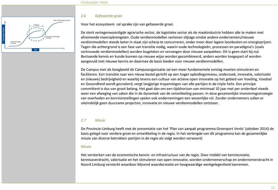 Oude verdienmodellen vertonen slijtage omdat andere ondernemers/nieuwe verdienmodellen steeds beter in staat zijn scherp te concurreren, onder meer door lagere loonkosten en energieprijzen.