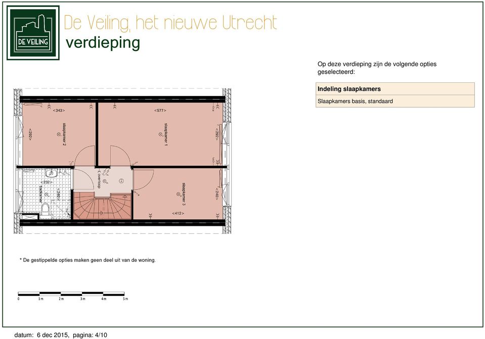 Indeling slaapkamers Slaapkamers