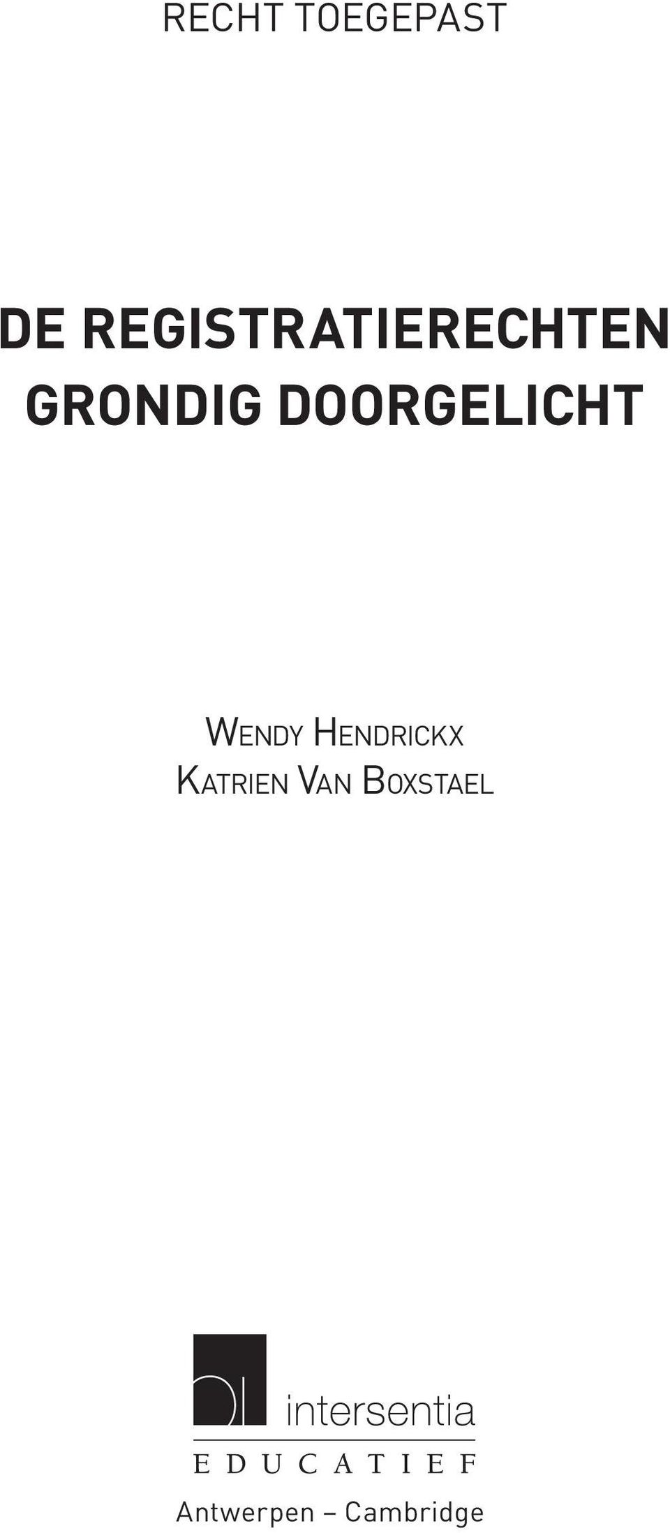 DOORGELICHT WENDY HENDRICKX