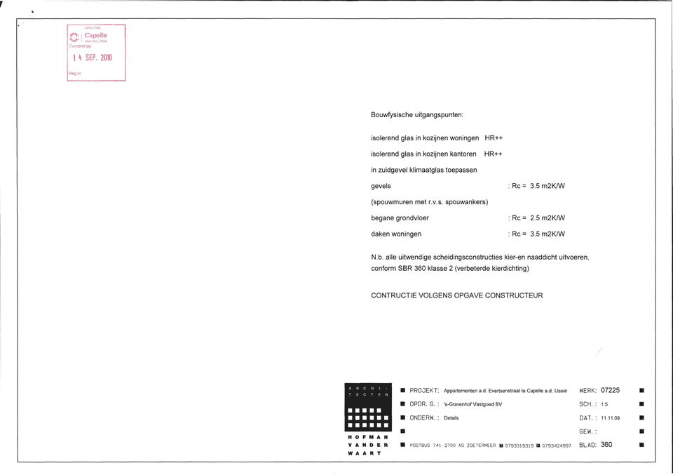 5m2K/W (spouwmuren me r.v.s. spouwankers) be