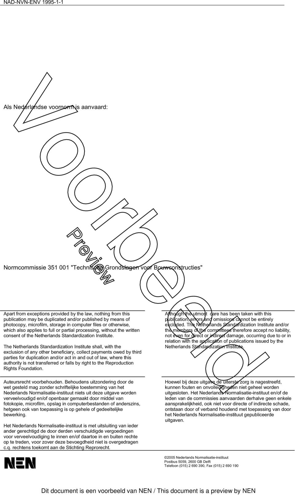 of the Netherlands Standardization Institute.