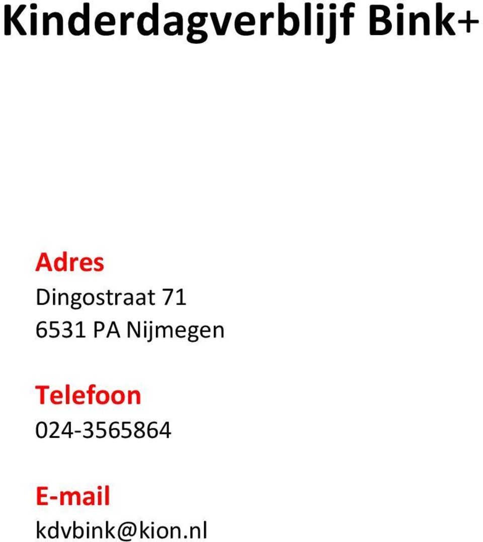 PA Nijmegen Telefoon 024