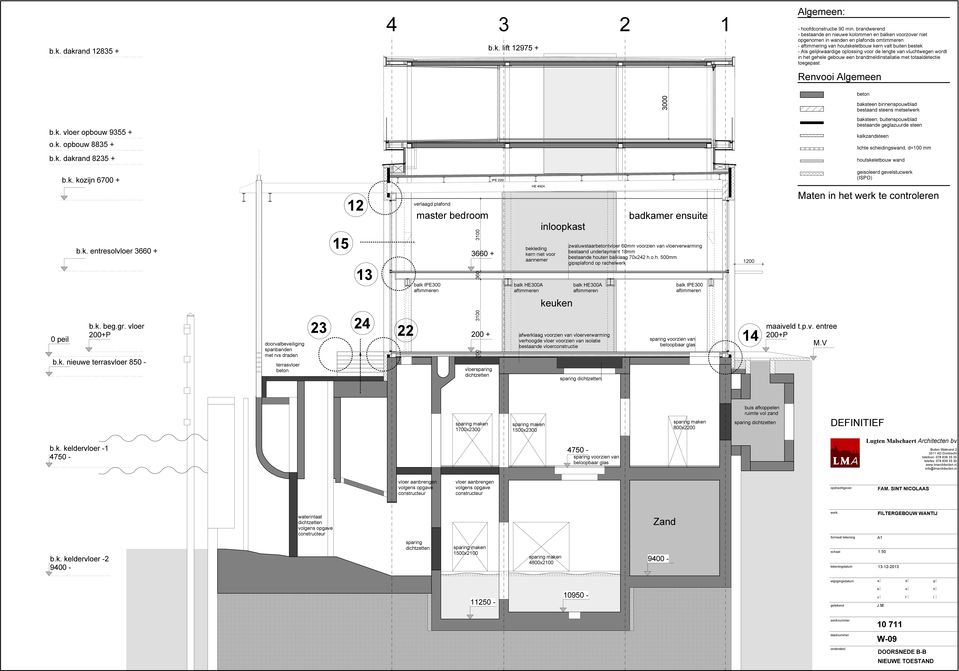 HE300 aftimmeren inloopkast zwaluwstaartvloer 60mm voorzien van vloerverwarming bestaand underlayment 18mm bestaande ho