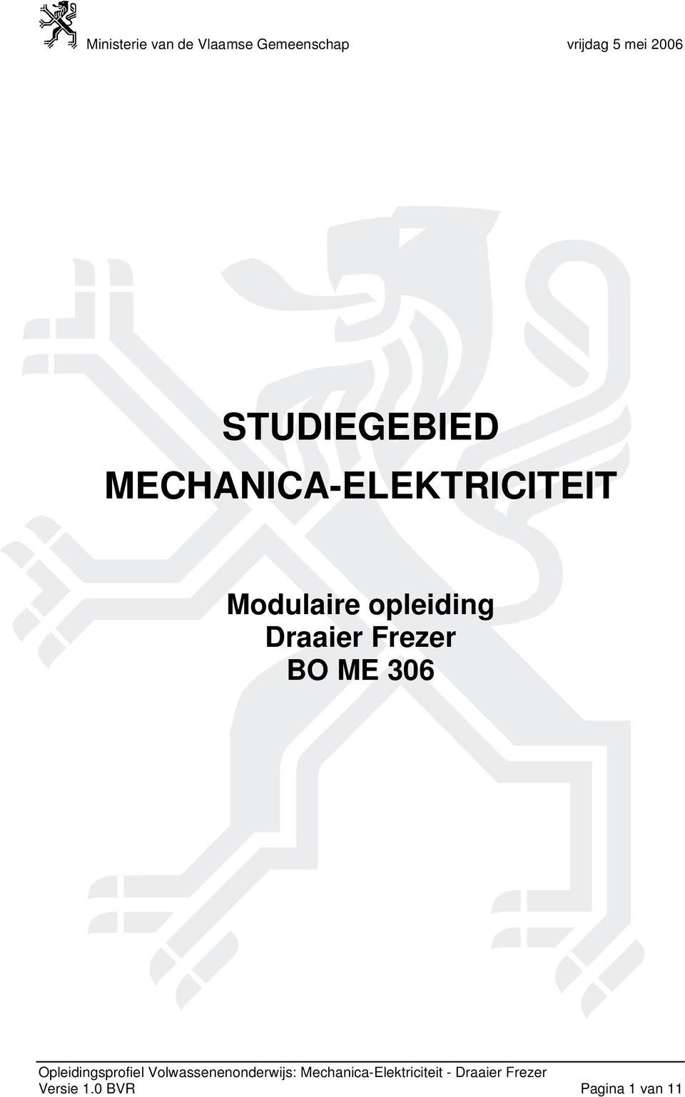 Modulaire opleiding Draaier