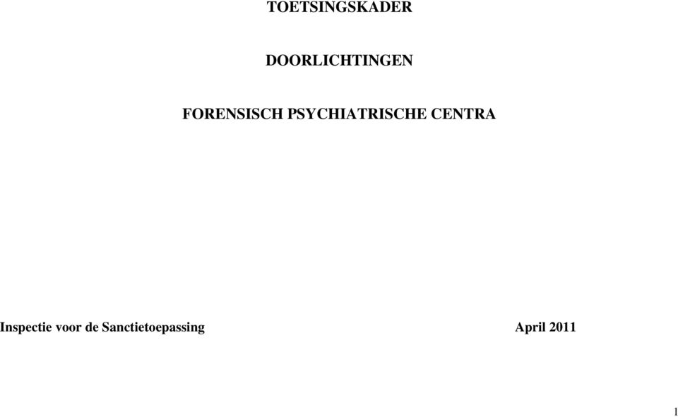 PSYCHIATRISCHE CENTRA