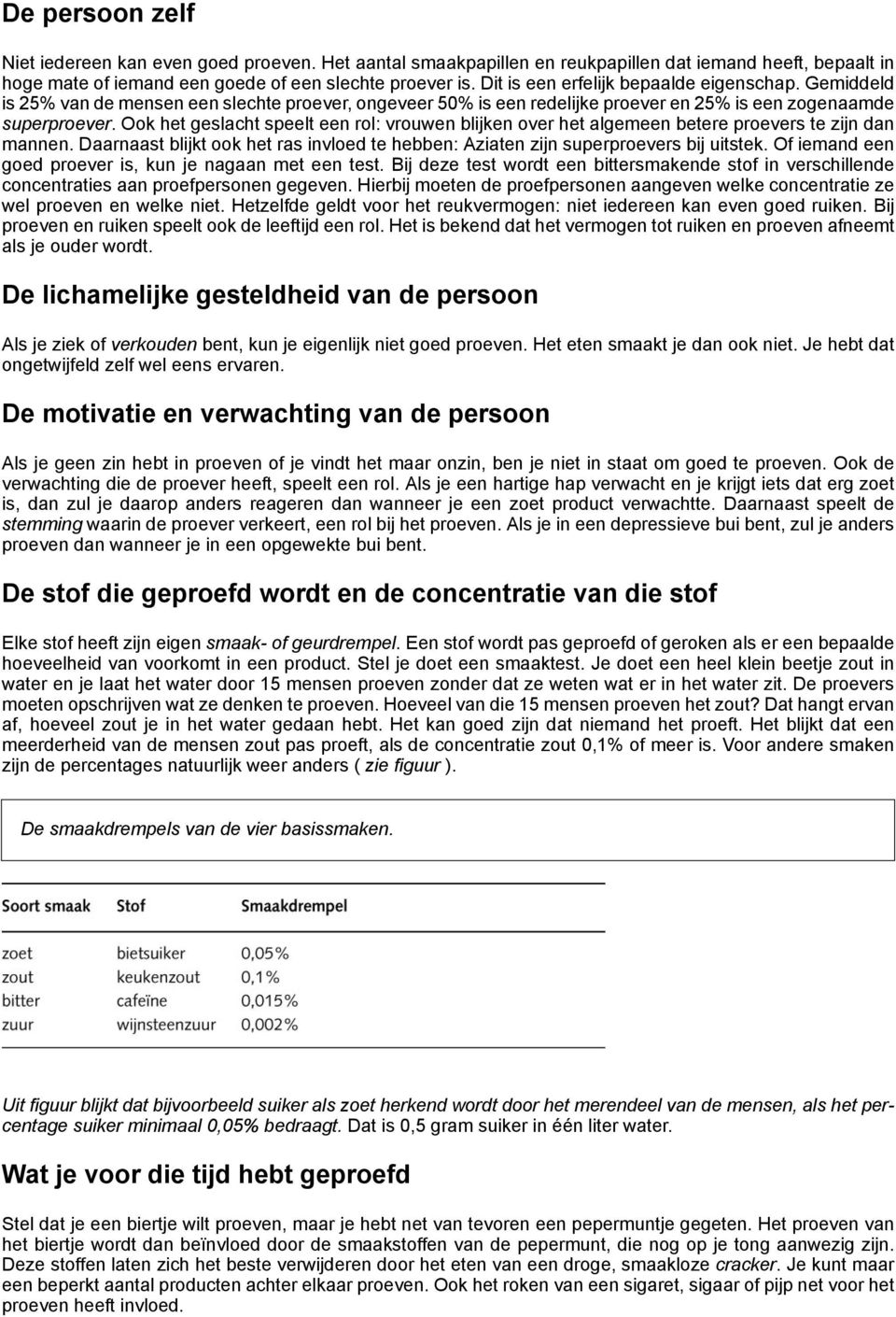 Ook het geslacht speelt een rol: vrouwen blijken over het algemeen betere proevers te zijn dan mannen. Daarnaast blijkt ook het ras invloed te hebben: Aziaten zijn superproevers bij uitstek.