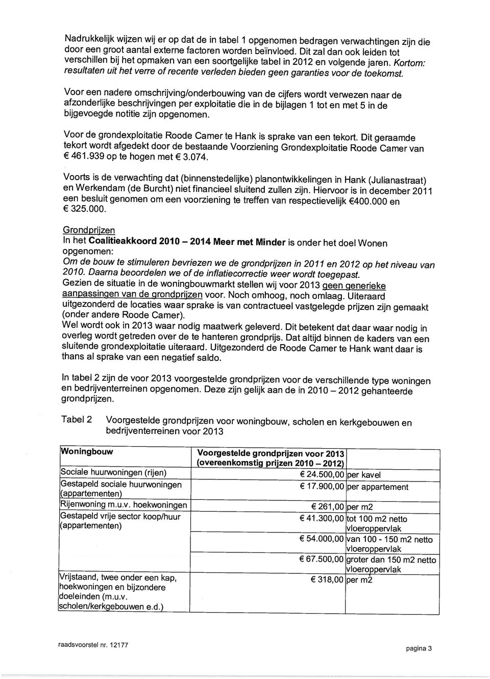 Kortom: resultaten uit het verre of recente verleden bieden geen garanties voor de toekomst.