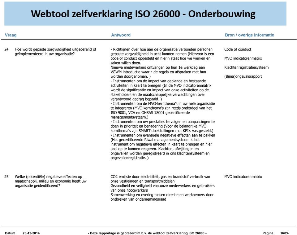 Nieuwe medewerkers ontvangen op hun 1e werkdag een VGWM introductie waarin de regels en afspraken met hun worden doorgenomen.