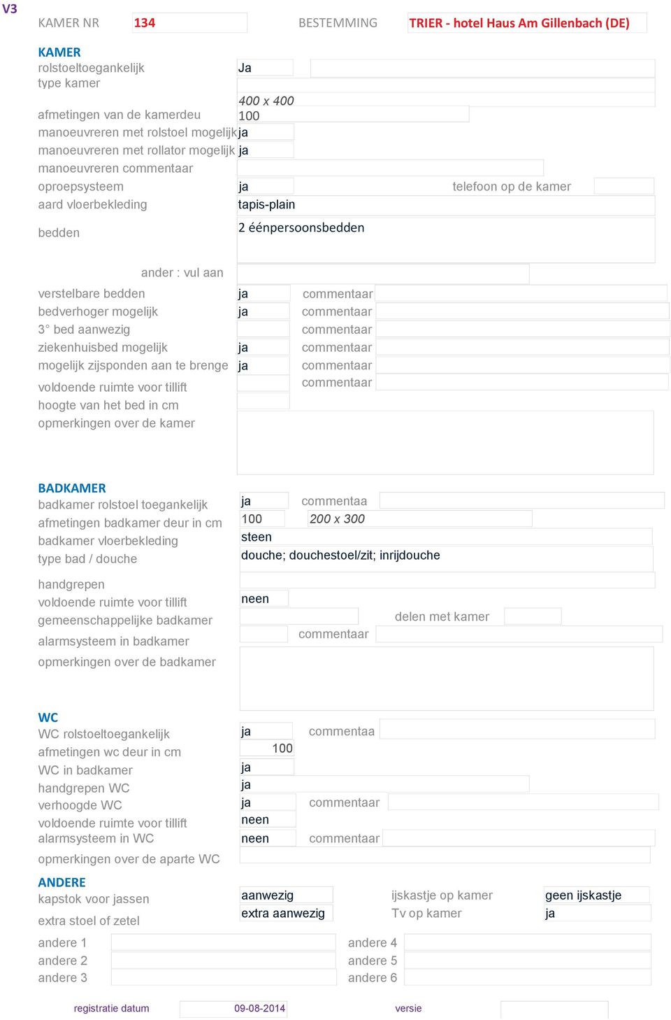 commentaa afmetingen badkamer deur in cm 100 200 x 300 badkamer vloerbekleding steen douche; douchestoel/zit; inrijdouche voldoende ruimte voor tillift neen gemeenschappelijke badkamer delen met