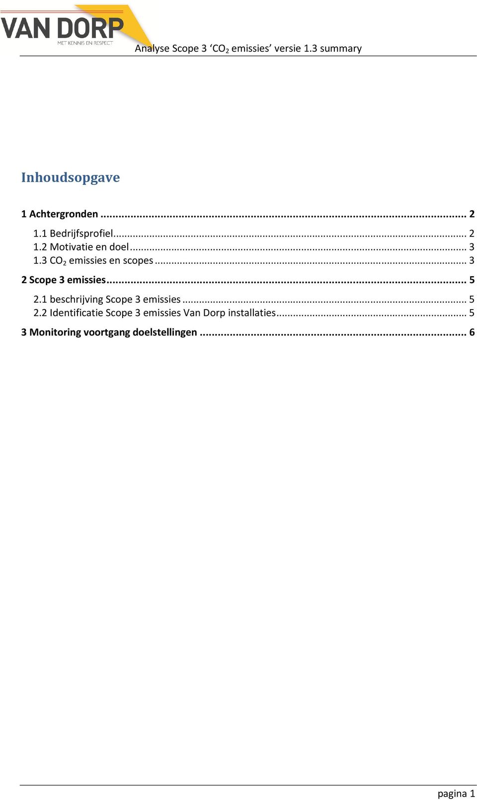 1 beschrijving Scope 3 emissies... 5 2.