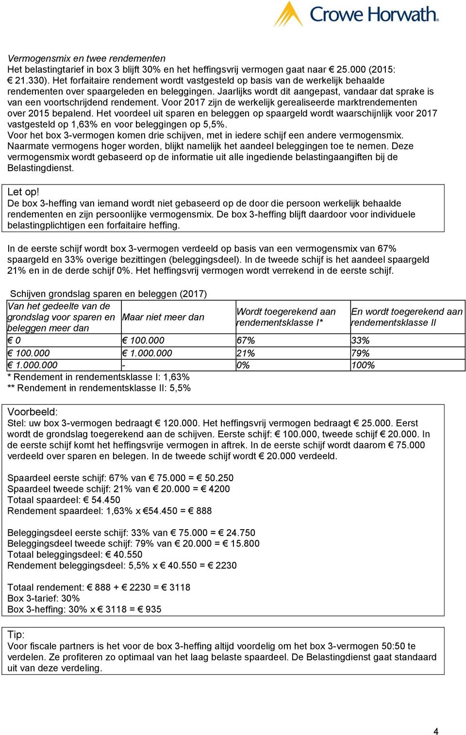 Jaarlijks wordt dit aangepast, vandaar dat sprake is van een voortschrijdend rendement. Voor 2017 zijn de werkelijk gerealiseerde marktrendementen over 2015 bepalend.