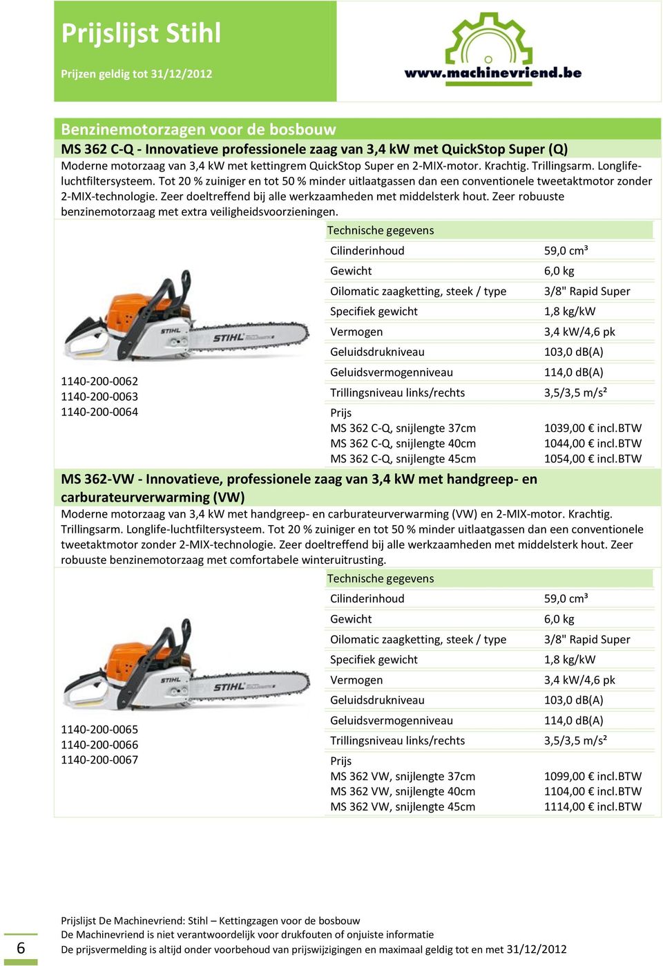 Zeer doeltreffend bij alle werkzaamheden met middelsterk hout. Zeer robuuste benzinemotorzaag met extra veiligheidsvoorzieningen.