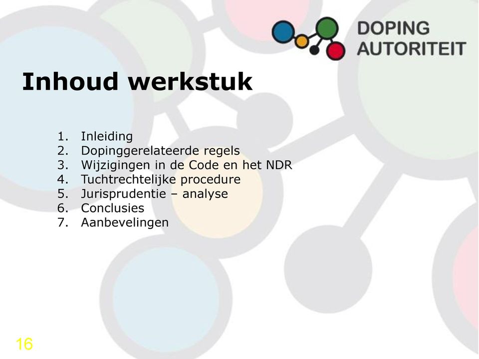 Wijzigingen in de Code en het NDR 4.