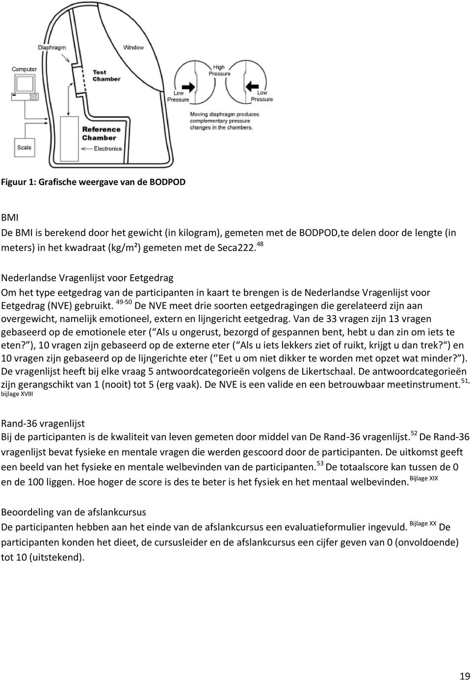 49-50 De NVE meet drie soorten eetgedragingen die gerelateerd zijn aan overgewicht, namelijk emotioneel, extern en lijngericht eetgedrag.