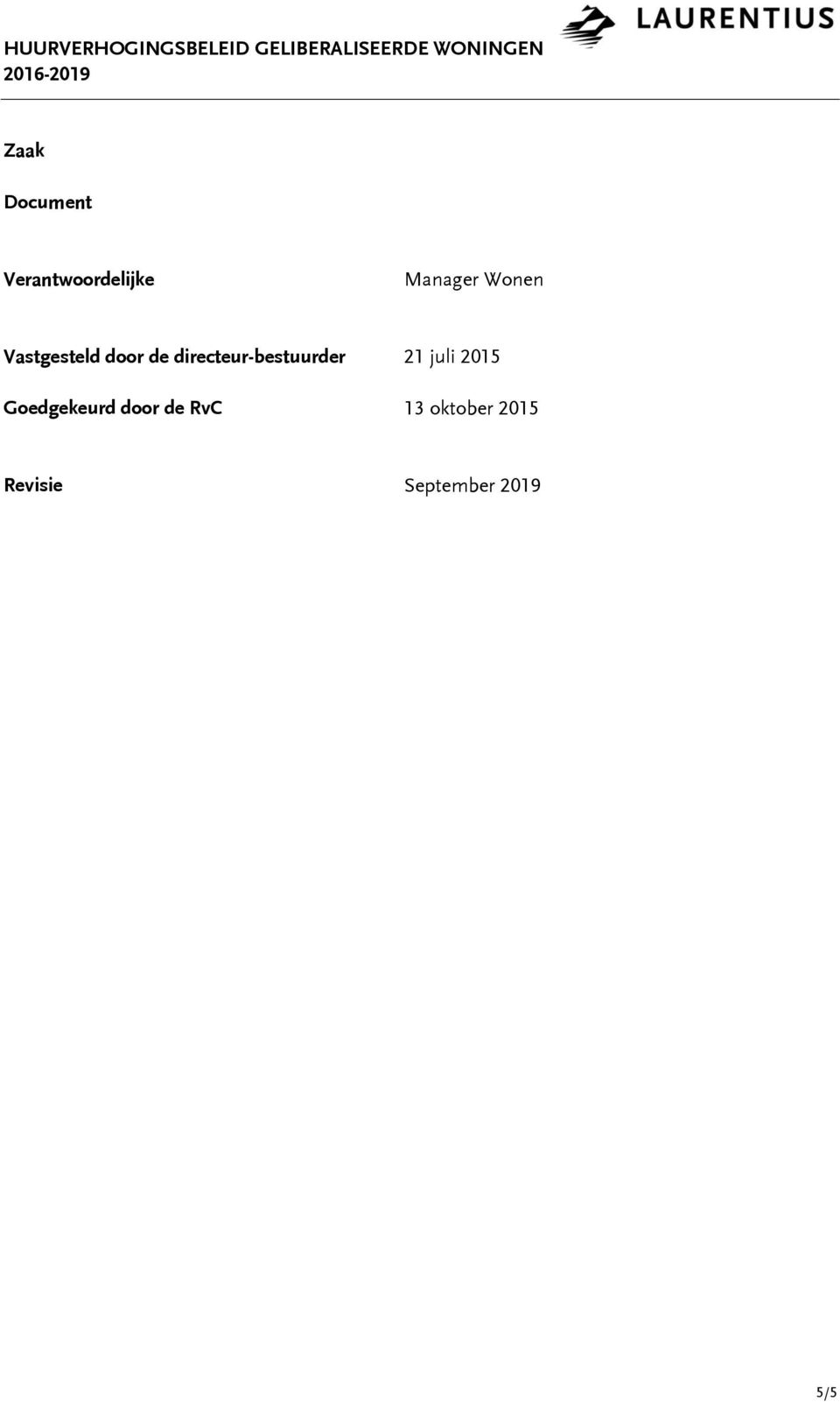 directeur-bestuurder 21 juli 2015