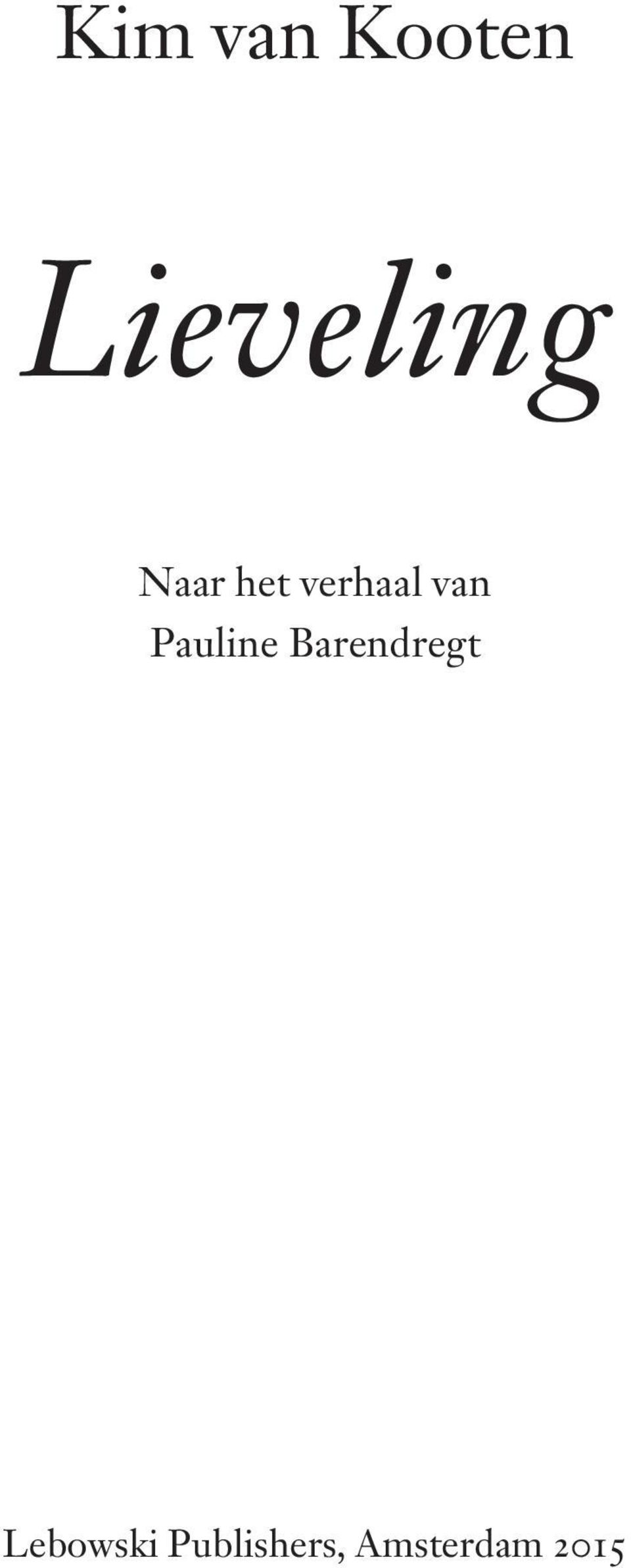 Pauline Barendregt
