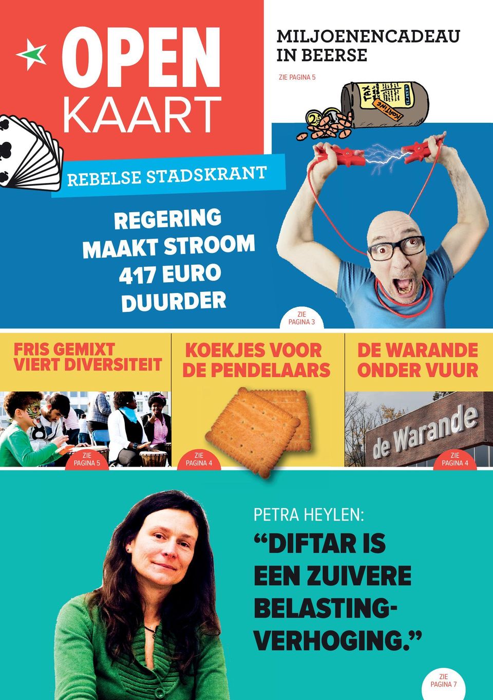 PAGINA 5 PAGINA 3 koekjes voor de PENdElaaRS de warande ONdER vuur