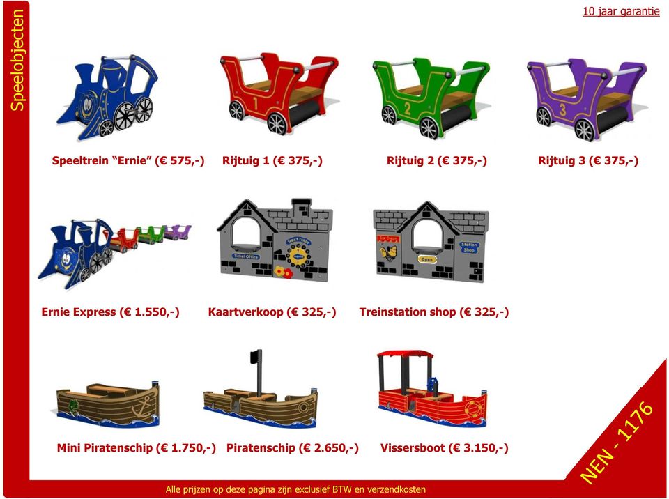 550,-) Kaartverkoop ( 325,-) Treinstation shop ( 325,-) Mini