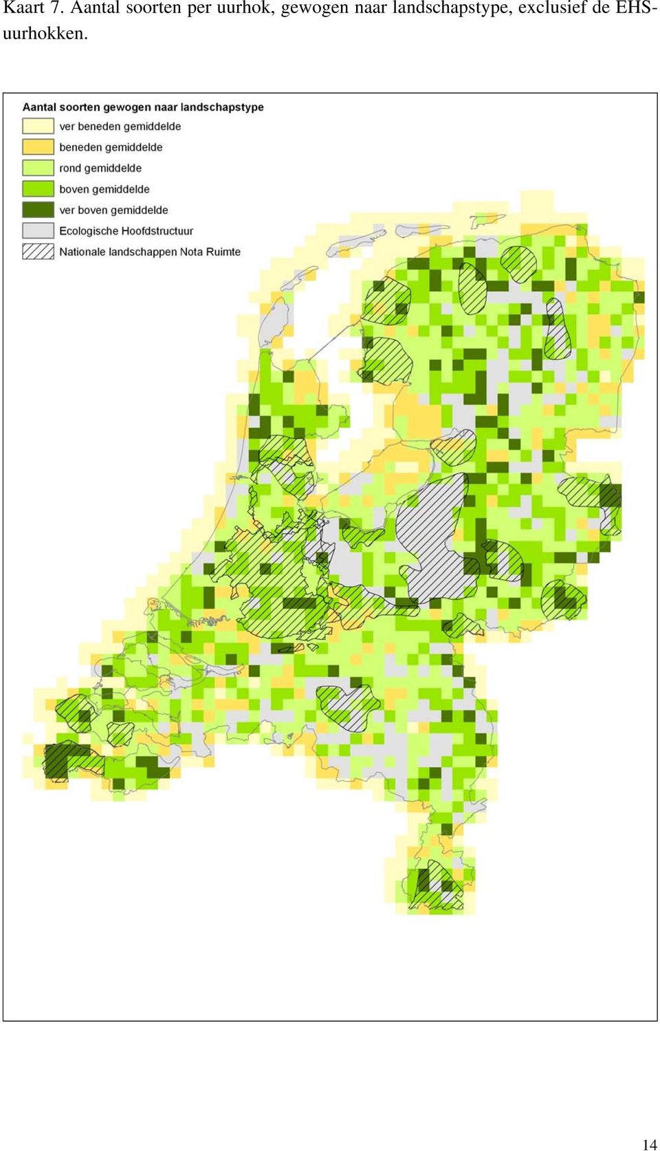 uurhok, gewogen naar