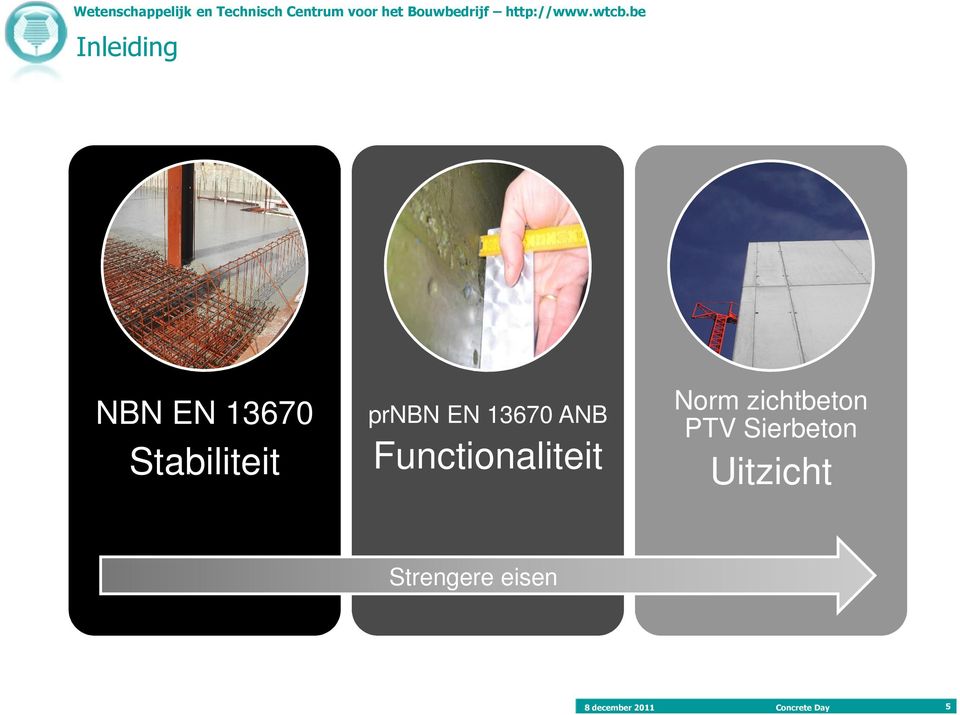 Functionaliteit Norm zichtbeton