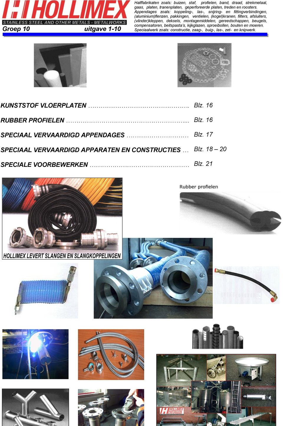 VERVAARDIGD APPARATEN EN CONSTRUCTIES