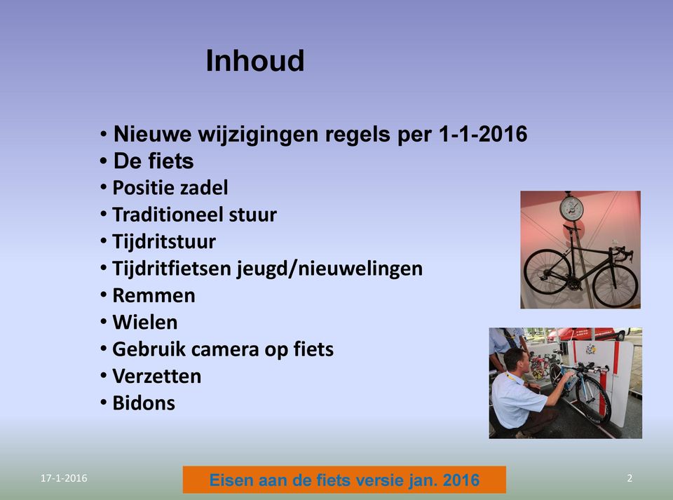 Tijdritstuur Tijdritfietsen jeugd/nieuwelingen