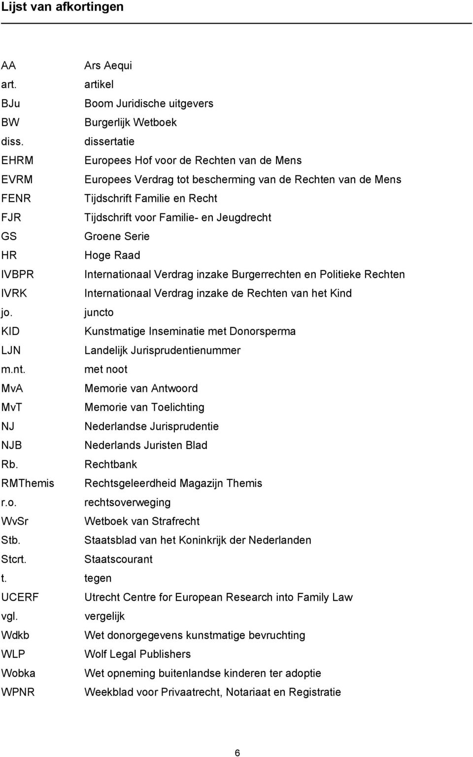 Jeugdrecht GS Groene Serie HR Hoge Raad IVBPR Internationaal Verdrag inzake Burgerrechten en Politieke Rechten IVRK Internationaal Verdrag inzake de Rechten van het Kind jo.