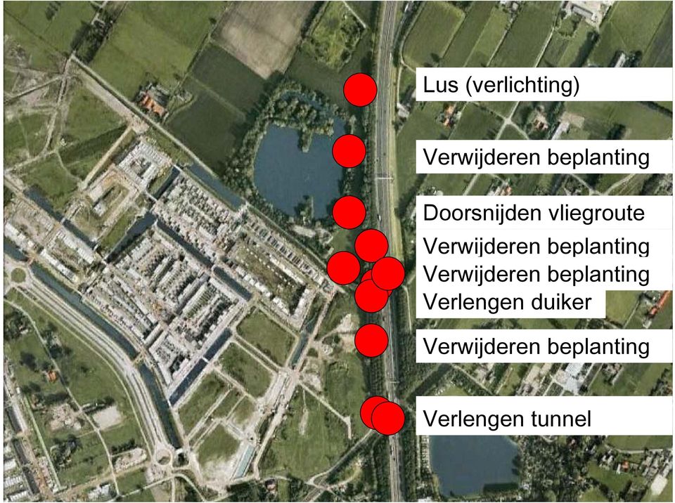 tunnel Verlengen Verwijderen tunnel beplanting Verlengen