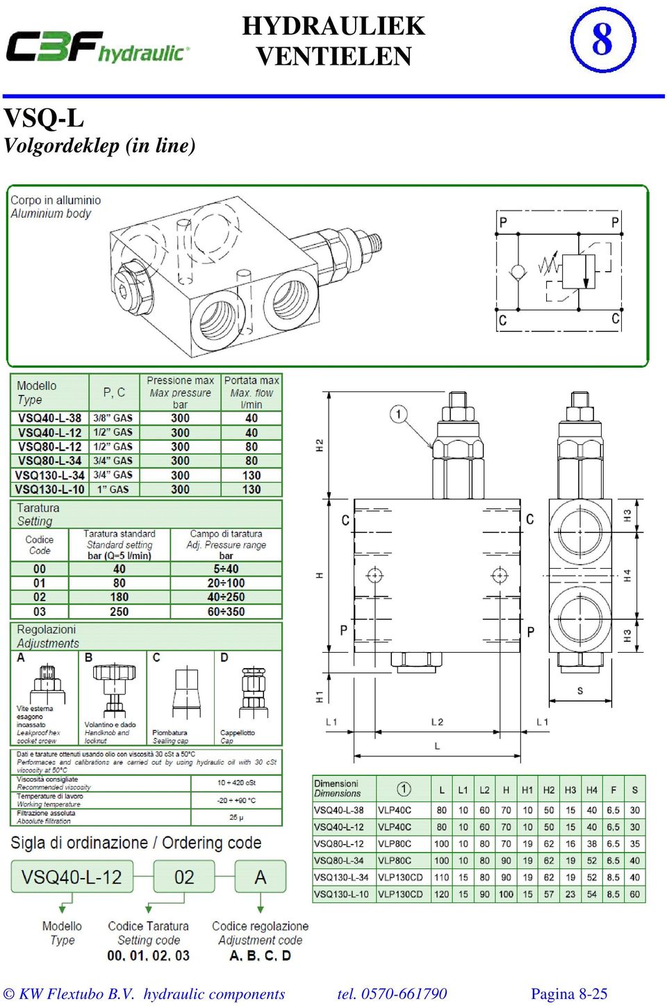 V. hydraulic components