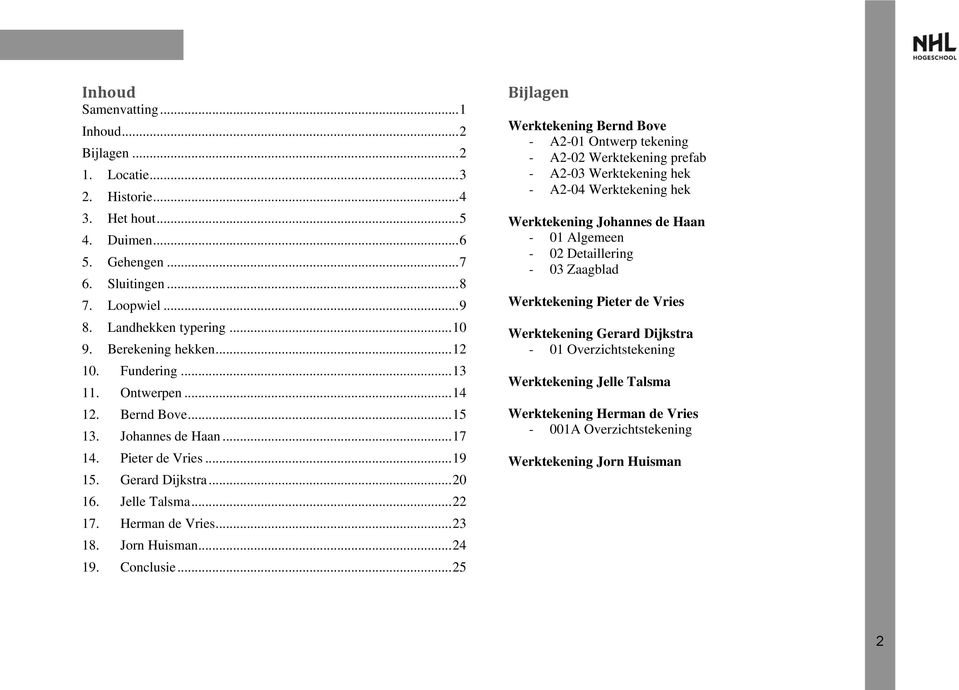 Herman de Vries... 23 18. Jorn Huisman... 24 19. Conclusie.