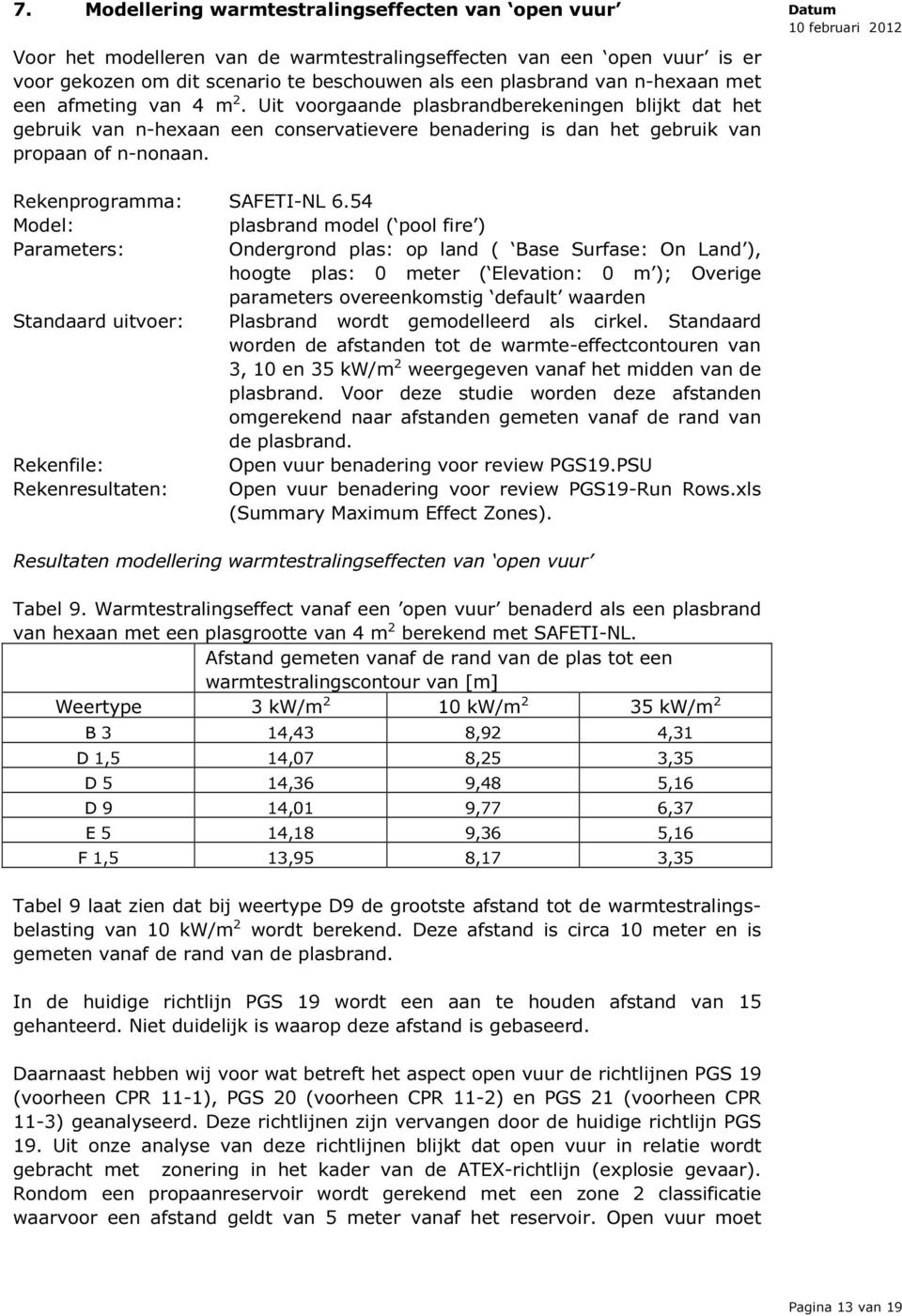 Rekenprogramma: SAFETI-NL 6.