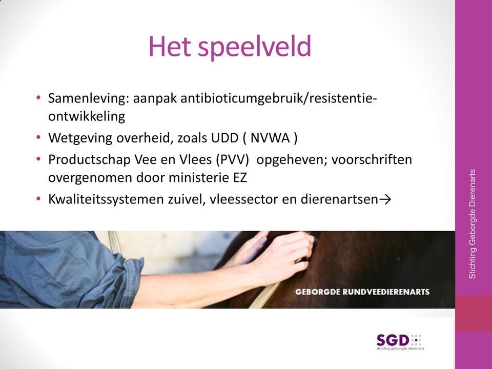 zoals UDD ( NVWA ) Productschap Vee en Vlees (PVV) opgeheven;