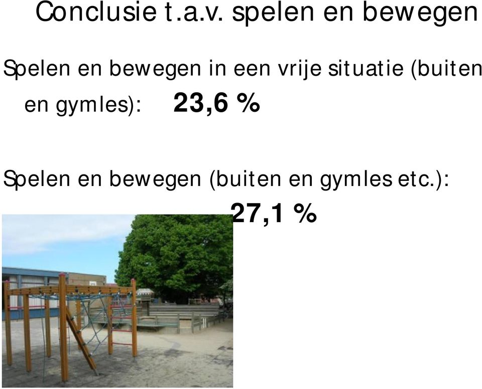 in een vrije situatie (buiten en