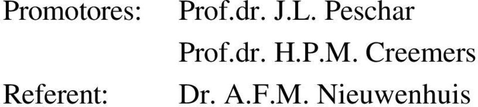 Peschar Prof.dr. H.P.M.