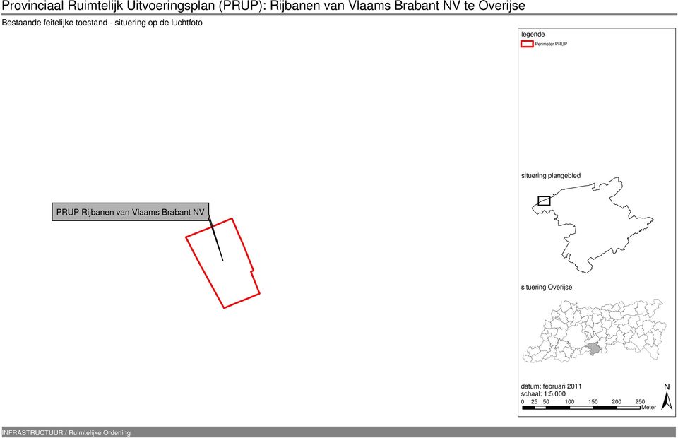 PRUP situering plangebied PRUP Rijbanen van Vlaams Brabant NV situering Overijse datum: