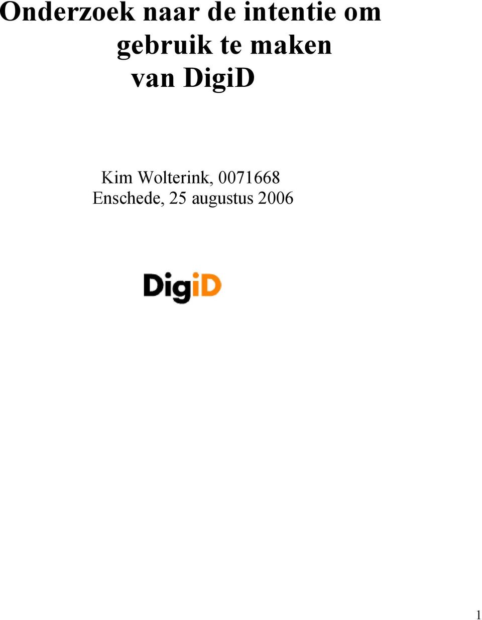 DigiD Kim Wolterink,