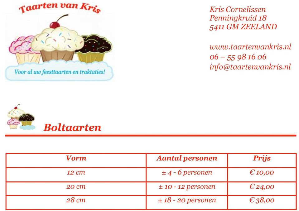 personen 10,00 20 cm ± 10-12