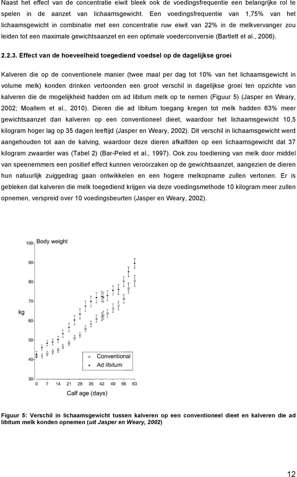 voederconversie (Bartlett et al., 2006). 2.2.3.