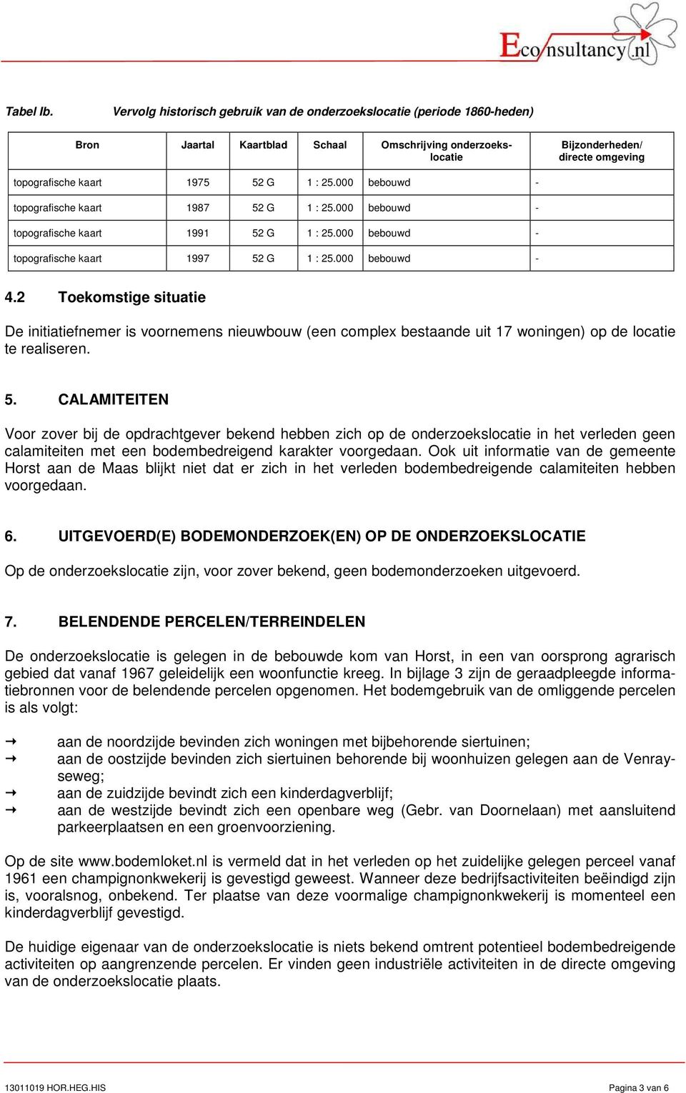 : 25.000 bebouwd - topografische kaart 1987 52 G 1 : 25.000 bebouwd - topografische kaart 1991 52 G 1 : 25.000 bebouwd - topografische kaart 1997 52 G 1 : 25.000 bebouwd - 4.